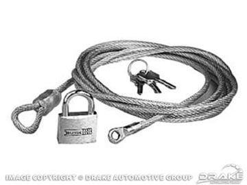 Picture of Car Cover Cable With Lock : CC-CL