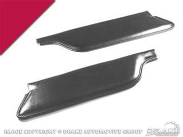 Picture of 64-65 Convertible Sun Visors (Bright Red) : C5ZZ-7604104-BR