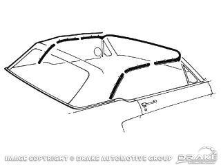 Picture of 1964-68 Mustang Convertible Top Seal Kit : C5ZZ-7653986-K