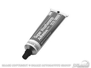 Picture of Black Weatherstip Adhesive : 3M-8008