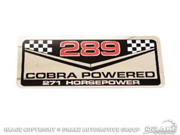 Picture of Ford 289 Cobra Valve Conver Decal : DF-373