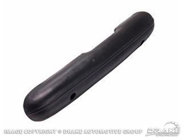 Picture of 1968 Mustang Arm Rest Pad (Black, LH) : C8ZZ-6524101-BK