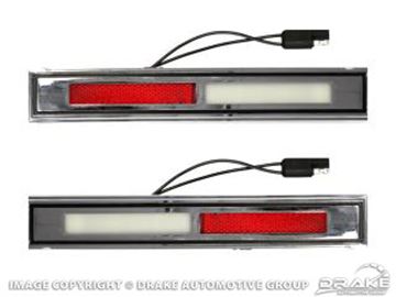 Picture of Deluxe Door Light Assembly (Pair) : C9WY-13776/7-A