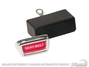 Picture of 1965-66 Mustang Seat Belt Reminder Light (Stick-On) : C6OZ-10C876-A1