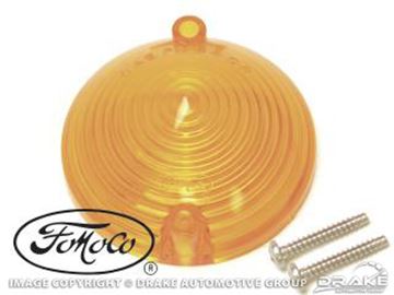 Picture of 65-66 Parking lens (Amber, Concours) : C5ZZ-13208-AR