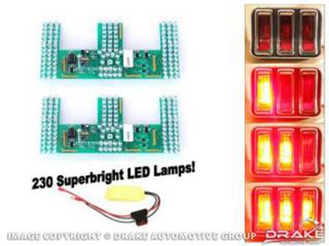 Picture of 1967-68 Mustang LED Sequential Tail Light Kit (Easy Install) : SD-6004-UB