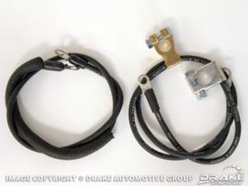 Picture of 64 1/2 V8 battery cable kit : C4ZZ-14300-8