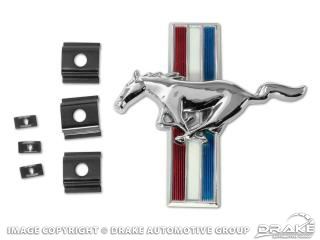 Picture of 1966 Shelby Grill Emblem and Retainers : S2MS-8202-K