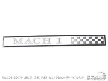 Picture of 1969-70 Mustang Dash Emblem (Mach 1, insert only) : C9ZZ-6304460-AI