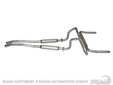 Picture of 1967-69 Mustang Exhaust (OEM Dual exhaust system 2' - Transverse single muffler) : C8ZZ-5257-CRK