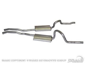 Picture of 1970 Mustang Exhaust (OEM Mach1 exhaust sys - For staggered shock cars only) : D0ZZ-5257-MCH