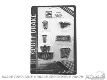 Picture of 64-66 Convertible Interior Trim Screw Kit : ITS-65-CV