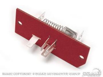 Picture of 1969-70 Mustang Heater Resistor Assembly (3-speed, w/ AC) : C8ZZ-19A706-A
