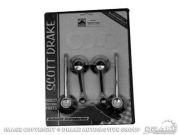Picture of 1965 Fastback Door Handle & Window Crank Kit (Early) : KIT-DH-1