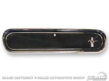 Picture of 1966 Glove Box Door (Black, Standard) : C6ZZ-6506024-A