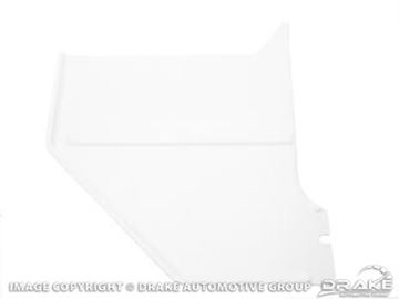 Picture of 64-65 Coup & Fastback Kick Panels (White) : C5ZZ-65023445WT