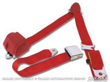 Picture of 3-Point seatbelt /brite red : SB-3P-BR