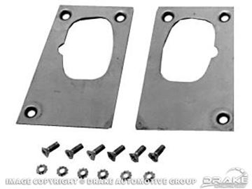 Picture of 67-68 Door Latch Plate Repair Kit : C7ZZ-6528160/1A