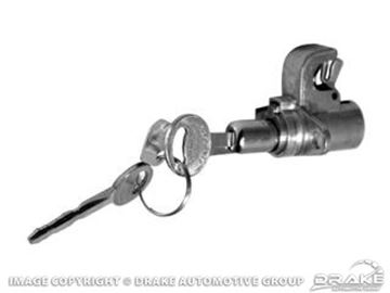 Picture of 69-70 Glove Box Lock (All) : C9ZZ-6506072-AL