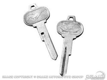 Picture of 65-66 Original Pony Key Blank (Trunk/Glove) : C5ZZ-6543562-B