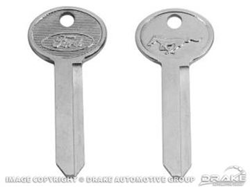 Picture of 67-73 Pony Key Blanks Trunk/Glove : C7AZ-6243562-H