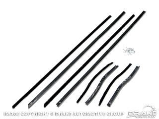 Picture of 1965-66 Window Channel Strips, Quality Import (Fastback) : C5ZZ-6321458/9R