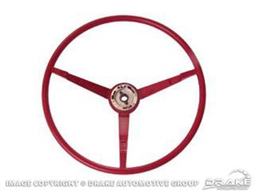 Picture of 1966 Standard Steering Wheel (Dark Red) : C6ZZ-3600-DR