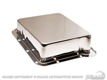 Picture of 64-73 Transmission Pan (C4, 1' deeper, Chrome) : C5ZZ-7A194-CD