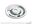 Picture of 64-67 Styled Steel Wheel Hold Down Plate, Chrome : C5ZZ-1424-C