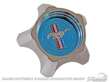 Picture of Styled Steel Hub Cap (Blue, Original Design) : C7ZZ-1130-A
