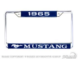 Picture of 1965 Mustang Year Dated License Plate Frame : ACC-LPF-65