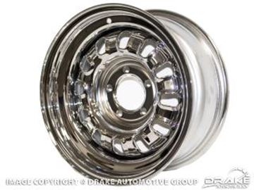 Picture of 1968-69 Mustang 15X7 Chrome Styled Steel Wheel : C8OZ-1007-D