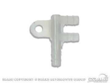 Picture of 1968-70 Mustang Windshield Washer Hose Connector : C8OZ-17A601-A