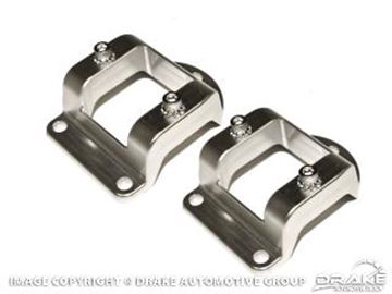 Picture of 1967-70 Mustang Billet Shock Tower Caps : C7ZZ-18A017-BL
