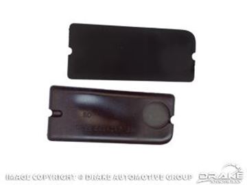 Picture of 1970 Mustang Deluxe Door Cup Pads (Black) : D0ZB-6524046/7B