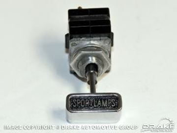 Picture of 1970 Mustang Mach-1 Sport Lamp Switch Assembly : D0ZZ-13256