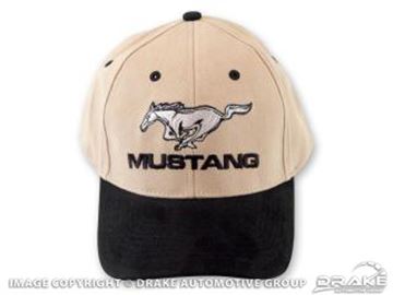 Picture of Mustang Hat (Black & Tan) : HAT-M-BLK