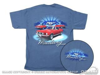 Picture of 67/68 Mustang T-Shirt, Large : TS-6768-L