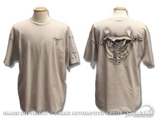 Picture of Mustang 45th anniversary /ice xxxlarge : TS-45-ICE-XXL