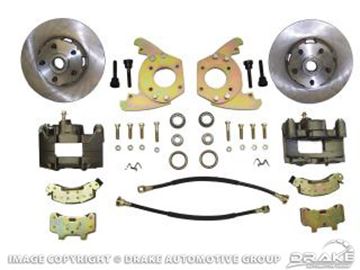 Picture of Disc Brake Conversion Kit (6 cylinder, 5 lug, single piston calipers, will not fit original 14'x5' standard steel rims) : DBC-6466-6-5LUG