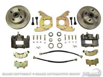 Picture of Disc Brake Conversion Kit (6 Cylinder, 4 lug, single piston calipers, will not fit original 14'x5' standard steel rims) : DBC-6769-6
