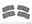 Picture of 1964-69 Mustang Front Disc Brake Pads (Race pads for -SC and -RACE DBC kits) : C5ZZ-2018-SC