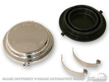 Picture of Master Cylinder Cap (Disc Brakes, Chrome) : C5ZZ-2162-DR