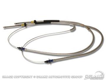 Picture of 66 Rear brake cable - concours OEM : C6ZZ-2A635-C