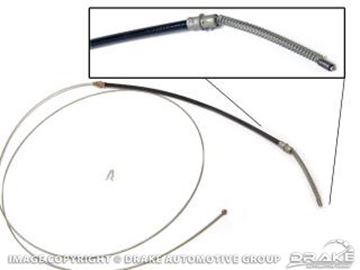 Picture of 70-73 Rear Emergency Brake Cable. : D0ZZ-2A635-AR