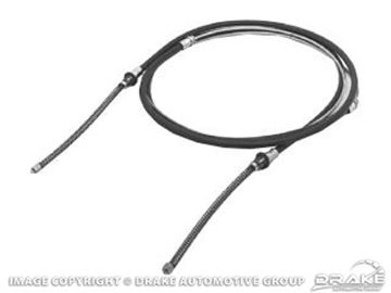 Picture of 70-73 Rear Emergency Brake Cable (8 Cylinder) : D0ZZ-2A635-BR