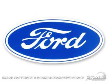 Picture of 6 1/2' Ford Blue Oval Decal : DF-362