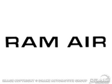 Picture of 71-72 351 Ram Air Hood Decal (Argent) : DF-386