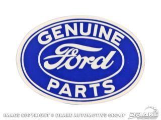 Picture of 3' Ford Geniune Parts Oval Decal : DF-531