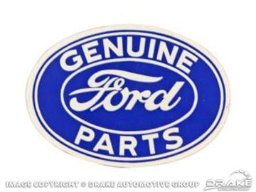 Picture of 3' Ford Geniune Parts Oval Decal : DF-531